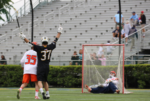 The Orange had only felt the sting of defeat twice this season. An uncharacteristically sloppy first quarter put Towson up 6-0 and doomed the Orange, which scored its fewest goals in a game this season.
