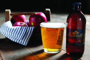 Labatt Apple Harvest Ale has a faint, but artificial apple flavor. The bittersweet ale is a great compromise between beer and hard cider.      