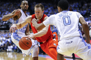 Syracuse will host No. 6 North Carolina at 8 p.m. on Saturday in Jim Boeheim's first game back from suspension.