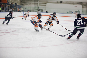 Syracuse couldn't rebound after allowing a goal at the end of the first period. 