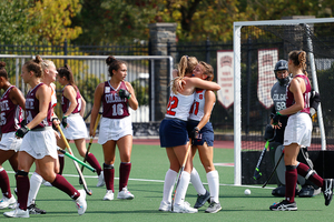 Syracuse outshot Colgate 21-6 on Saturday and overcame Anna Unger's 12 saves. 