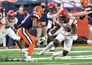 Taj Harris caught over half of Rex Culpepper's total completions against NC State.