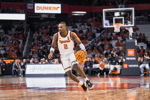 Despite Judah Mintz finishing with a career-low in points, seven Syracuse players finished in double figures, including J.J. Starling (pictured) with 12, as the Orange defeated Chaminade 105-56.